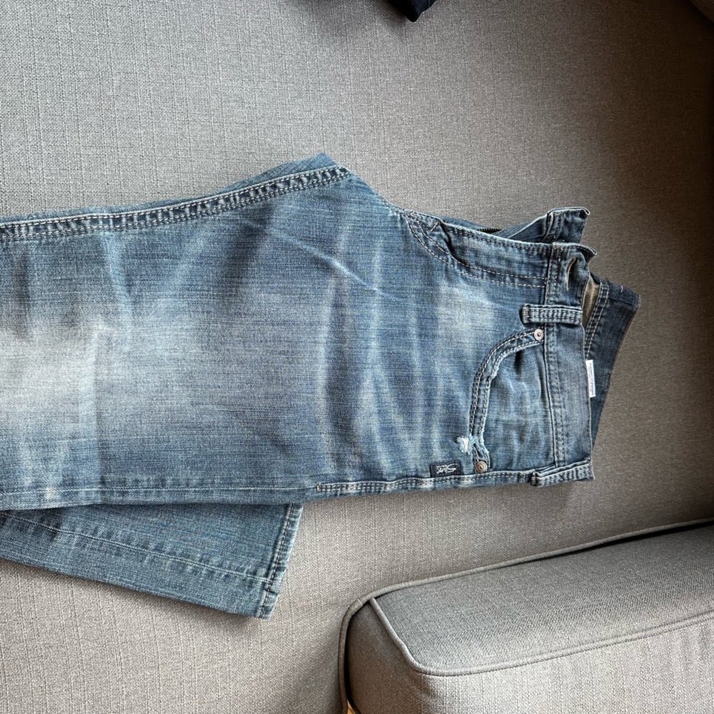 Men’s silver jeans ‘Zac’ style 34x32